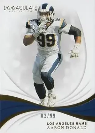 2019 Panini Immaculate Collection #53 - Aaron Donald - Los Angeles Rams
