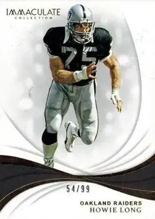 2019 Panini Immaculate Collection #75 - Howie Long - Oakland Raiders
