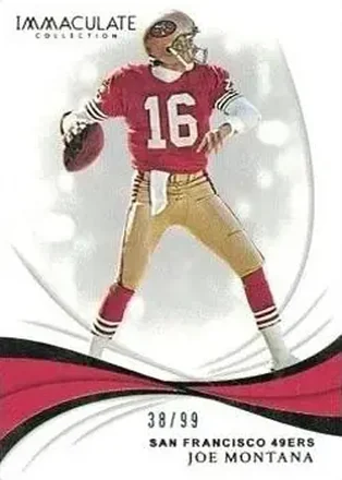 2019 Panini Immaculate Collection #83 - Joe Montana - San Francisco 49ers