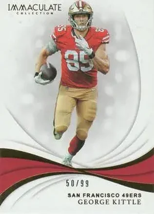 2019 Panini Immaculate Collection #85 - George Kittle - San Francisco 49ers
