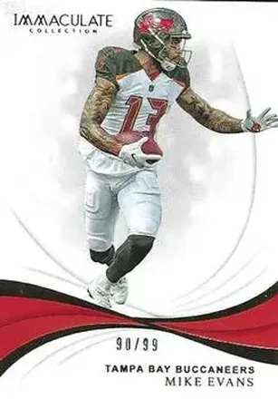 2019 Panini Immaculate Collection #92 - Mike Evans - Tampa Bay Buccaneers