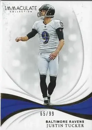2019 Panini Immaculate Collection #94 - Justin Tucker - Baltimore Ravens