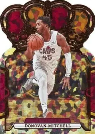 2023-24 Panini Crown Royale - Crystal #41 - Donovan Mitchell - Cleveland Cavaliers