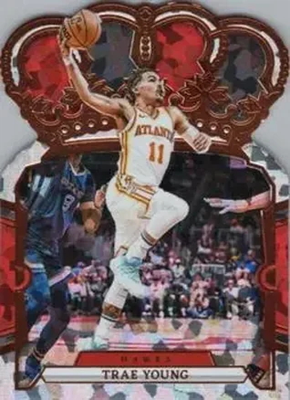 2023-24 Panini Crown Royale - Crystal #93 - Trae Young - Atlanta Hawks