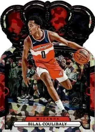2023-24 Panini Crown Royale - Crystal #97 - Bilal Coulibaly - Washington Wizards