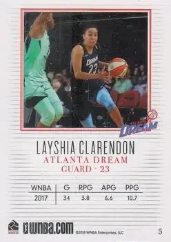 Back of Layshia Clarendon