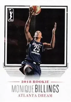 2018 Rittenhouse WNBA #6 - Monique Billings - Atlanta Dream