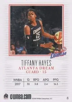 Back of Tiffany Hayes