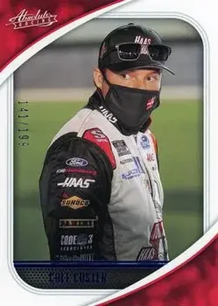 2021 Panini Chronicles - Absolute Blue #14 - Cole Custer - Stewart-Haas Racing
