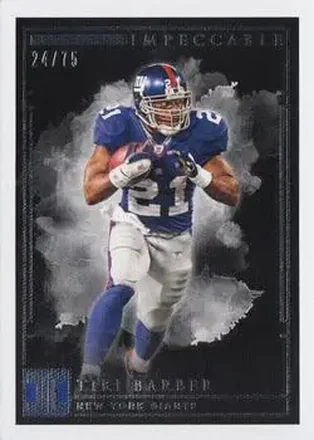 2019 Panini Impeccable #56 - Tiki Barber - New York Giants