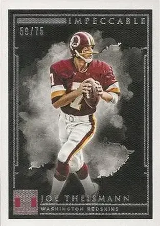 2019 Panini Impeccable #62 - Joe Theismann - Washington Redskins