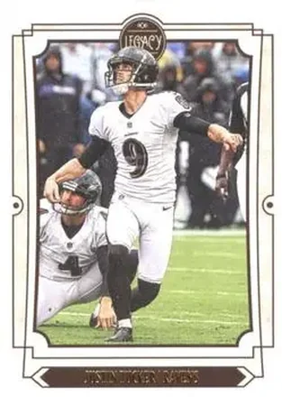 2019 Panini Legacy #9 - Justin Tucker - Baltimore Ravens