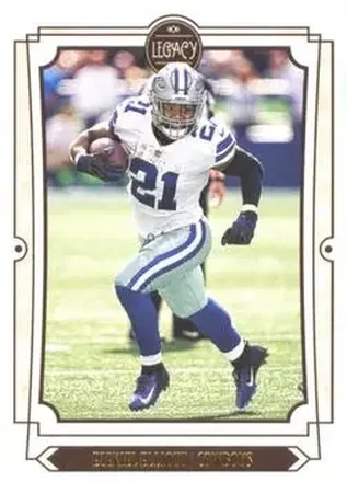 2019 Panini Legacy #28 - Ezekiel Elliott - Dallas Cowboys