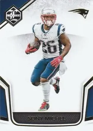 2019 Panini Limited #3 - Sony Michel - New England Patriots