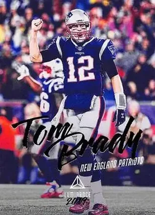 2019 Panini Luminance #4 - Tom Brady - New England Patriots