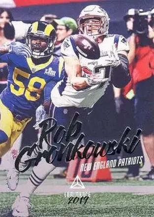 2019 Panini Luminance #5 - Rob Gronkowski - New England Patriots