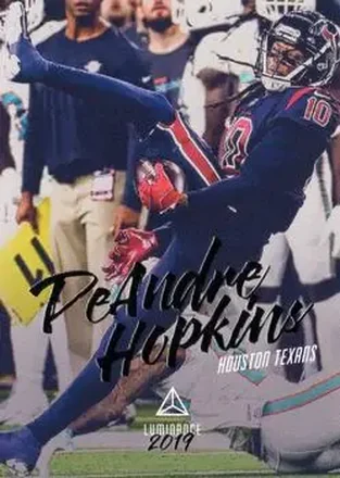 2019 Panini Luminance #9 - DeAndre Hopkins - Houston Texans