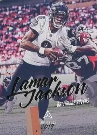 2019 Panini Luminance #10 - Lamar Jackson - Baltimore Ravens