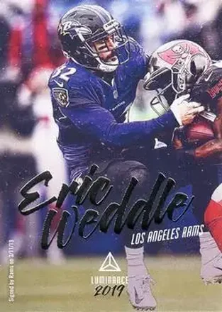 2019 Panini Luminance #11 - Eric Weddle - Los Angeles Rams