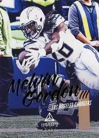 2019 Panini Luminance #16 - Melvin Gordon III - Los Angeles Chargers