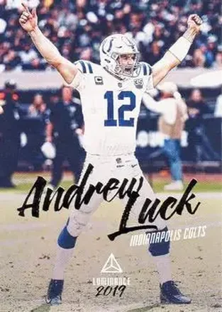 2019 Panini Luminance #17 - Andrew Luck - Indianapolis Colts