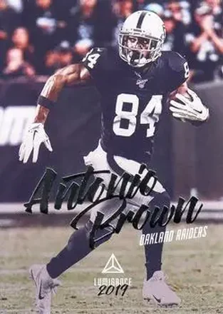 2019 Panini Luminance #23 - Antonio Brown - Oakland Raiders