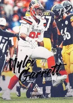 2019 Panini Luminance #29 - Myles Garrett - Cleveland Browns