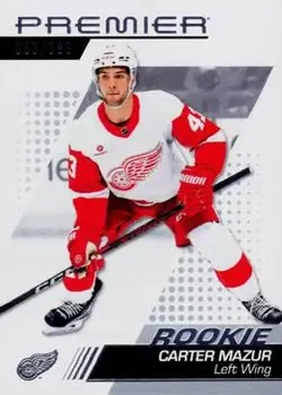 2025-26 Upper Deck Premier #116 - Carter Mazur - Detroit Red Wings