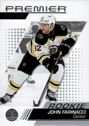 2025-26 Upper Deck Premier #123 - John Farinacci - Boston Bruins