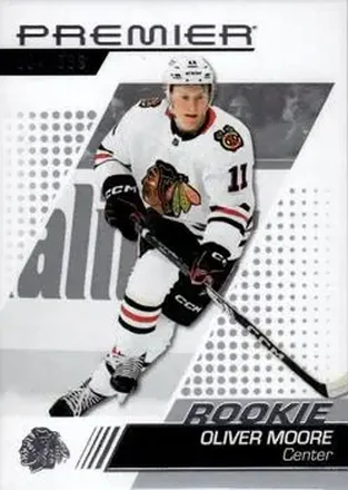 2025-26 Upper Deck Premier #135 - Oliver Moore - Chicago Blackhawks