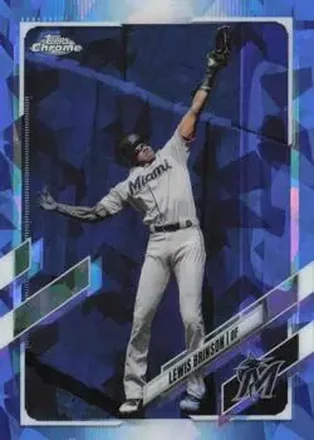 2021 Topps Chrome Sapphire Edition #161 - Lewis Brinson - Miami Marlins