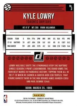 Back of Kyle Lowry