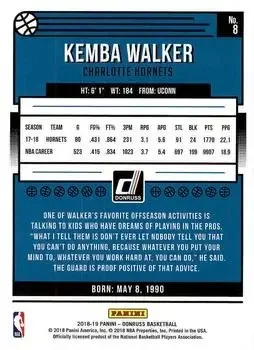 Back of Kemba Walker
