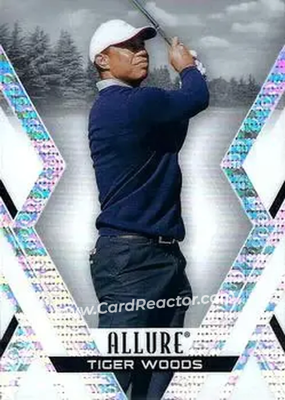 2026 Upper Deck Allure - White Tees #1 - Tiger Woods - Front