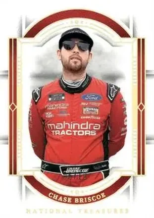 2024 Panini National Treasures - Holo Gold #16 - Chase Briscoe - Stewart-Haas Racing