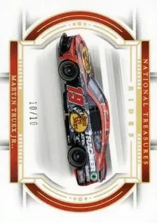 2024 Panini National Treasures - Holo Gold #54 - Martin Truex Jr. - Joe Gibbs Racing