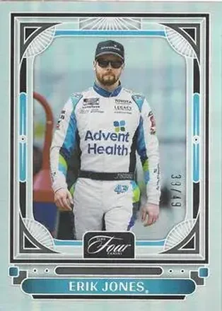 2026 Panini Turn Four - Holo Silver #2 - Erik Jones - Legacy Motor Club