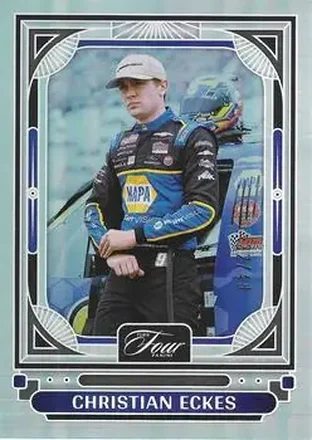 2026 Panini Turn Four - Holo Silver #38 - Christian Eckes - McAnally-Hilgemann Racing