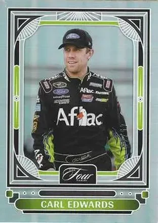2026 Panini Turn Four - Holo Silver #66 - Carl Edwards - Roush Fenway Racing