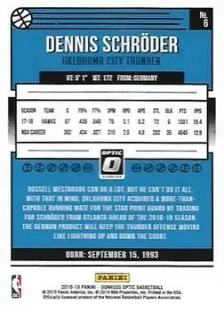 Back of Dennis Schroder