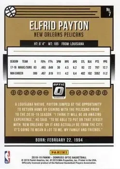 Back of Elfrid Payton