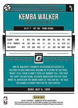 Back of Kemba Walker