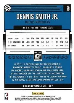 Back of Dennis Smith Jr.