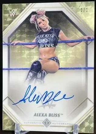 2021 Topps Transcendent Collection WWE - Autographs Superfractor Chrome #A-AB - Alexa Bliss