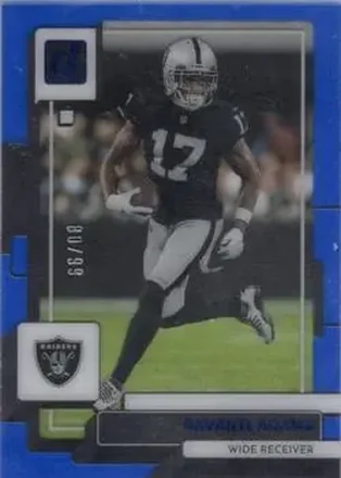 2022 Clearly Donruss - Blue #30 - Davante Adams - Las Vegas Raiders