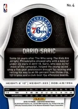 Back of Dario Šarić