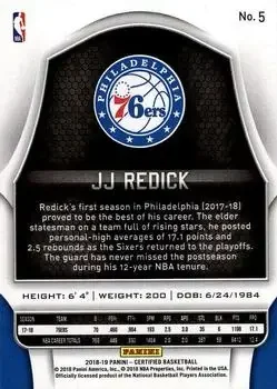 Back of JJ Redick
