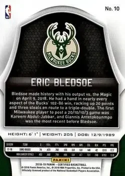 Back of Eric Bledsoe