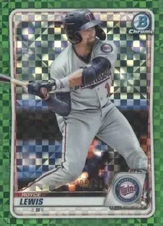 2020 Bowman Chrome X - Prospects Green X-Fractor #BCP-195 - Royce Lewis - Minnesota Twins