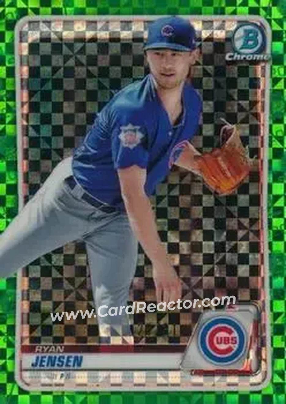 2020 Bowman Chrome X - Prospects Green X-Fractor #BCP-231 - Ryan Jensen - Chicago Cubs - Front